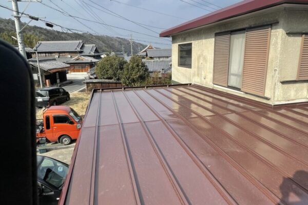 伊賀市　屋根塗装、屋根カバー工事